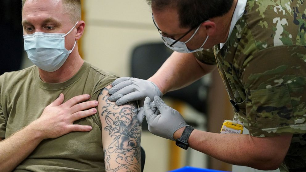 Army: 98% of active duty got COVID-19 vaccine by deadline
