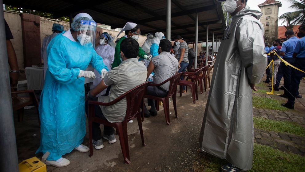 The Latest: Sri Lanka to get World Bank vaccine funding help