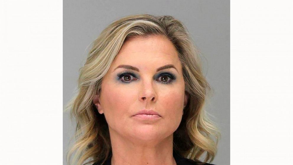 This Tuesday, May 5, 2020 booking photo provided by the Dallas County Sheriff's Office shows Shelly Luther. Luther was ordered to spend a week in jail after she continued to operate her business despite being issued a citation last month for keeping 