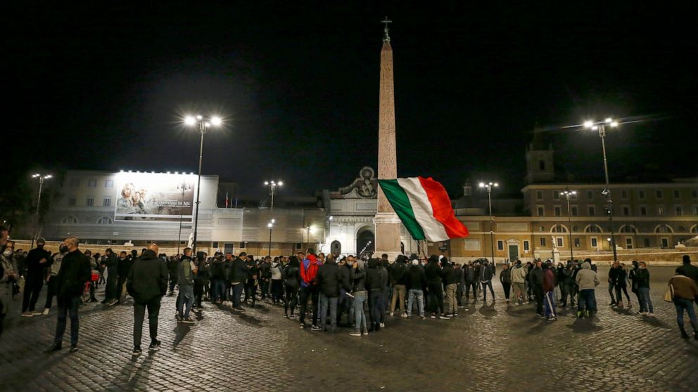 Neo-fascists exploit 'no-vax' rage, posing dilemma for Italy