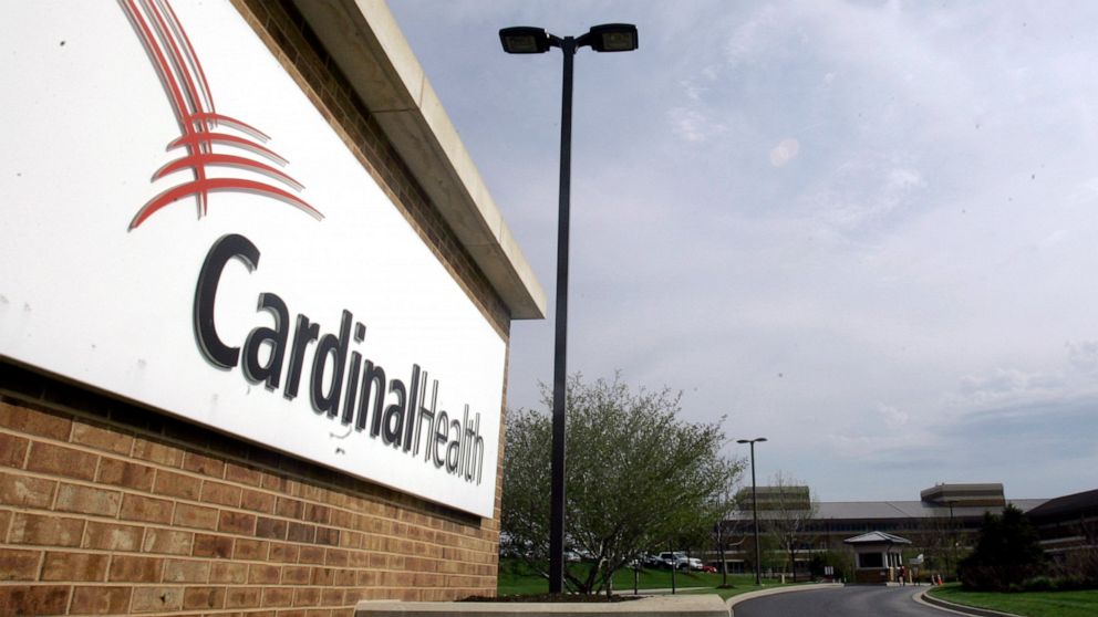 FILE - This April 30, 2007, file photo, shows the headquarters of Cardinal Health in Dublin, Ohio. An executive at Cardinal Health, one of the nation’s largest drug distribution companies, said in a legal proceeding that the business has no obligatio