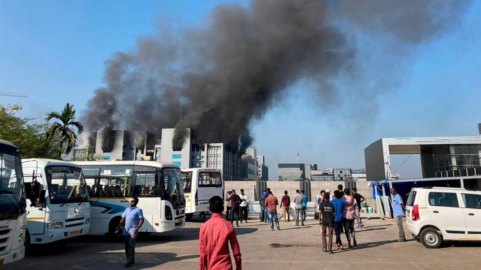 5 killed in flames at Indian vaccine producer COVID-19