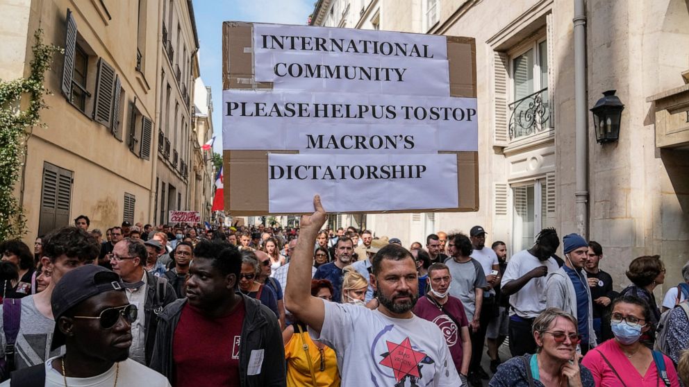 France: Thousands protest against vaccination, COVID passes