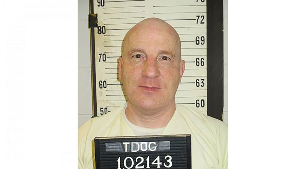 This photo provided by the Tennessee Department of Correction shows death row inmate Henry Hodges. Hodges cut off his own penis in a prison cell after slitting his wrists and asking to be put on suicide watch, his attorney Kelley Henry said on Thursd