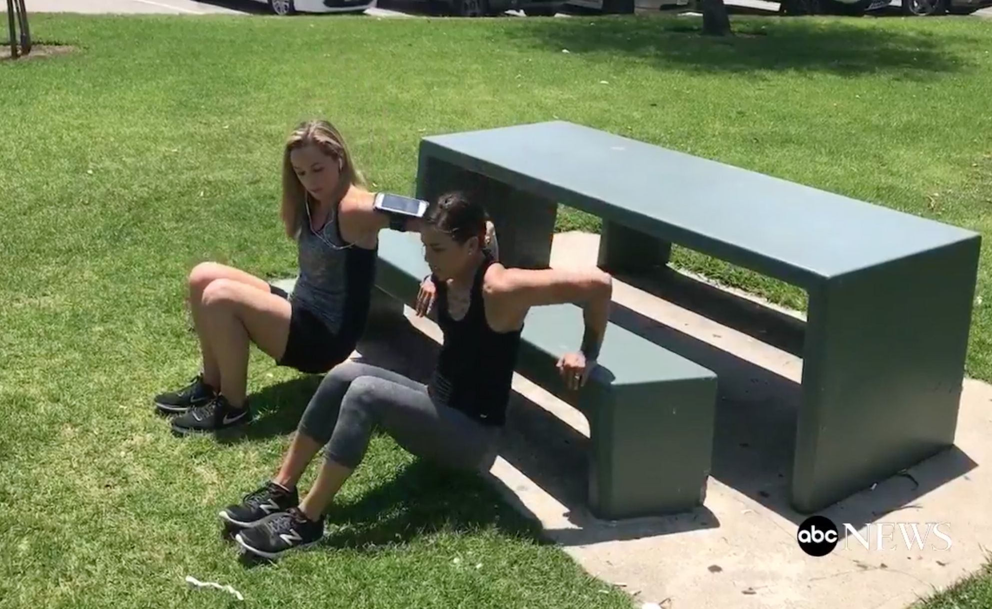PHOTO: Mixed martial artist Kailin Curran teaches summer workout tips you can do outside of the gym.