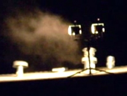 VIDEO: Carbon monoxide gets sucked back into David Conrads house.