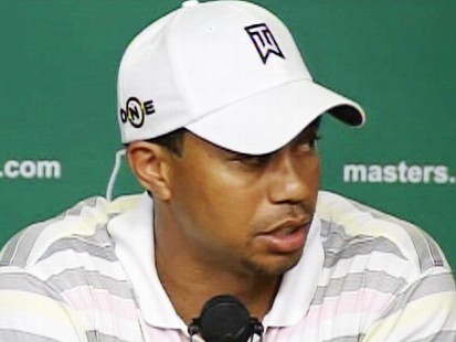 Video: Tiger Woods addresses the press regarding his sex scandal.