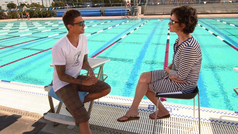 PHOTO: Olympic swimmer Anthony Ervin sat down with ABC's Elizabeth Vargas for "20/20."