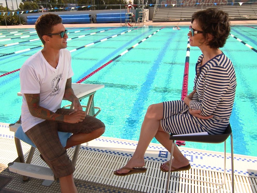 PHOTO: Olympic swimmer Anthony Ervin sat down with ABCs Elizabeth Vargas for 20/20.