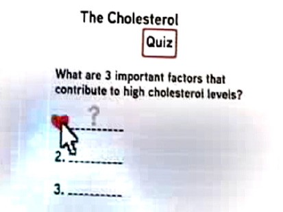 VIDEO: Quiz: High Cholesterol Causes