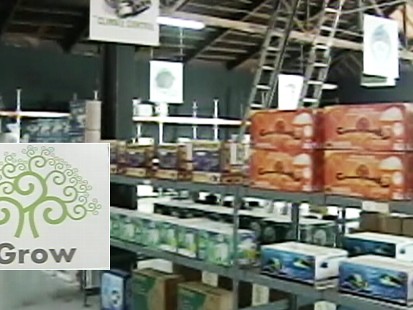 Video: Pot warehouse opens in Oakland California.