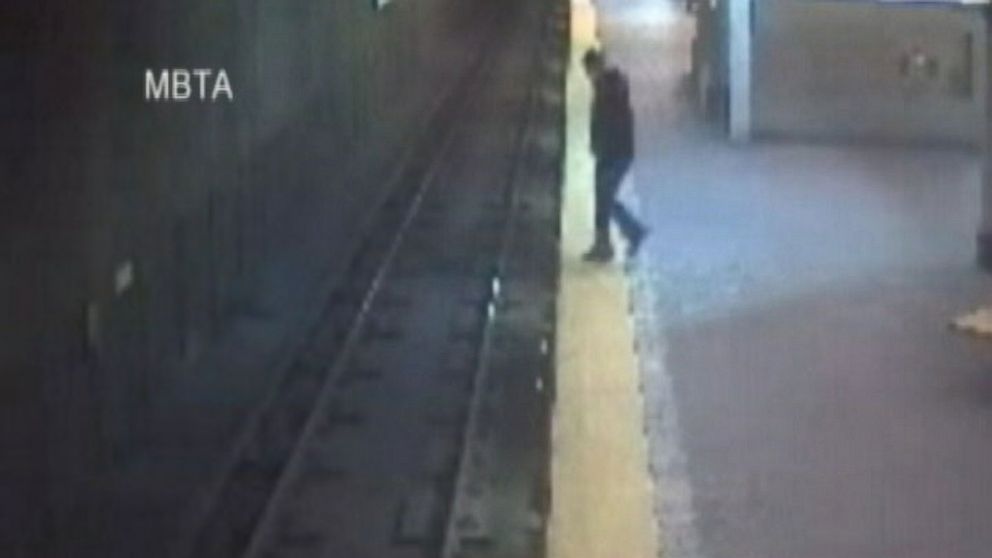A woman in Boston believes her fall from a train platform happened while she was asleep.