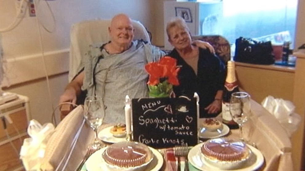 A group of oncology nurses has been playing cupid, putting together surprise romantic dinners for patients in their hospital rooms to help them forget their cancer for a moment.