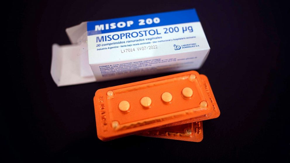 PHOTO: In this Jan. 22, 2021, file photo, the drug misoprostol is shown.