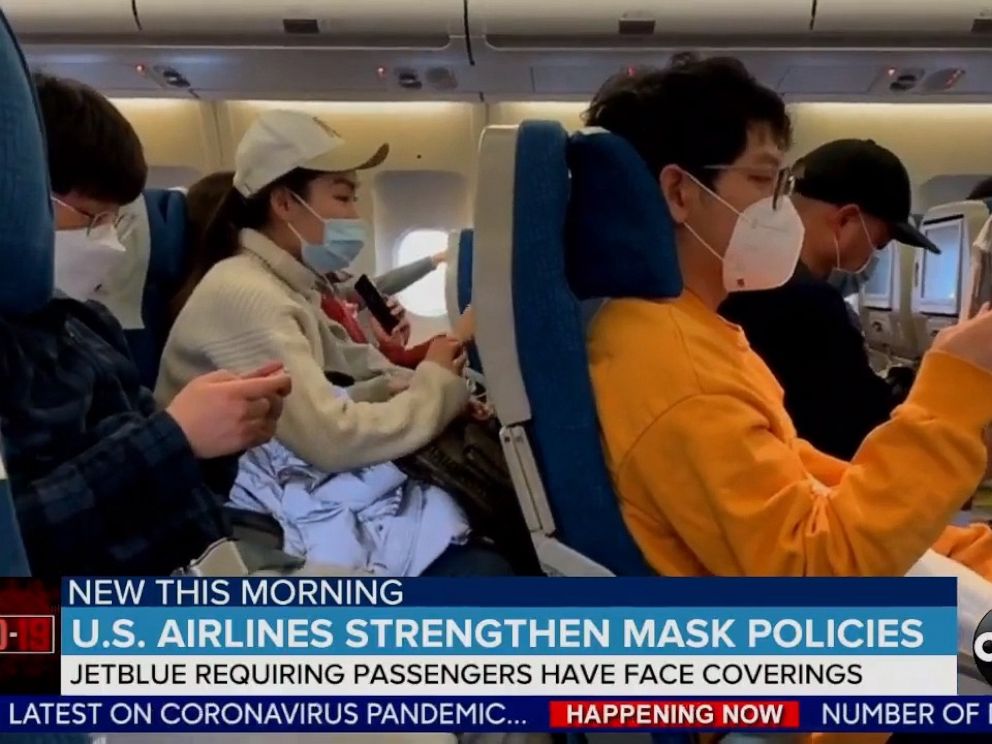 Jetblue Becomes First U S Airline To Require Passengers Wear Face Coverings Abc News