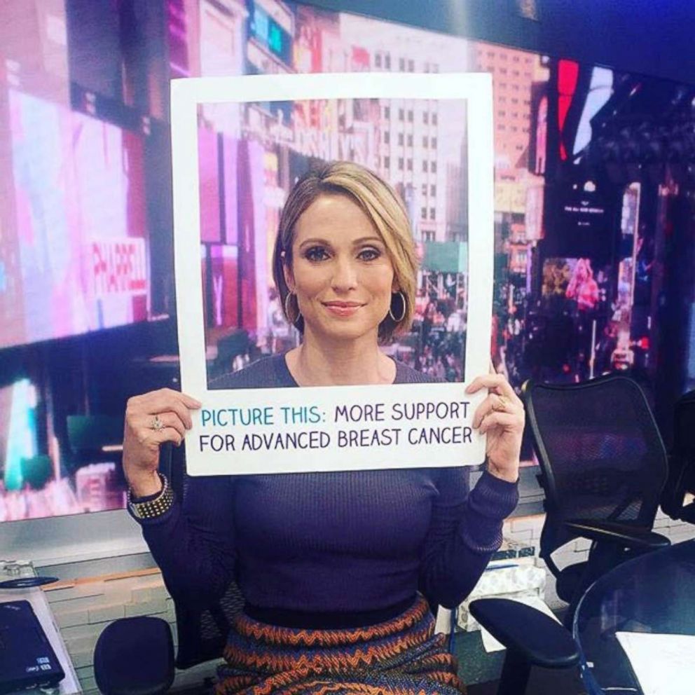 PHOTO: "GMA" news anchor Amy Robach announced in November 2013 that she had breast cancer.