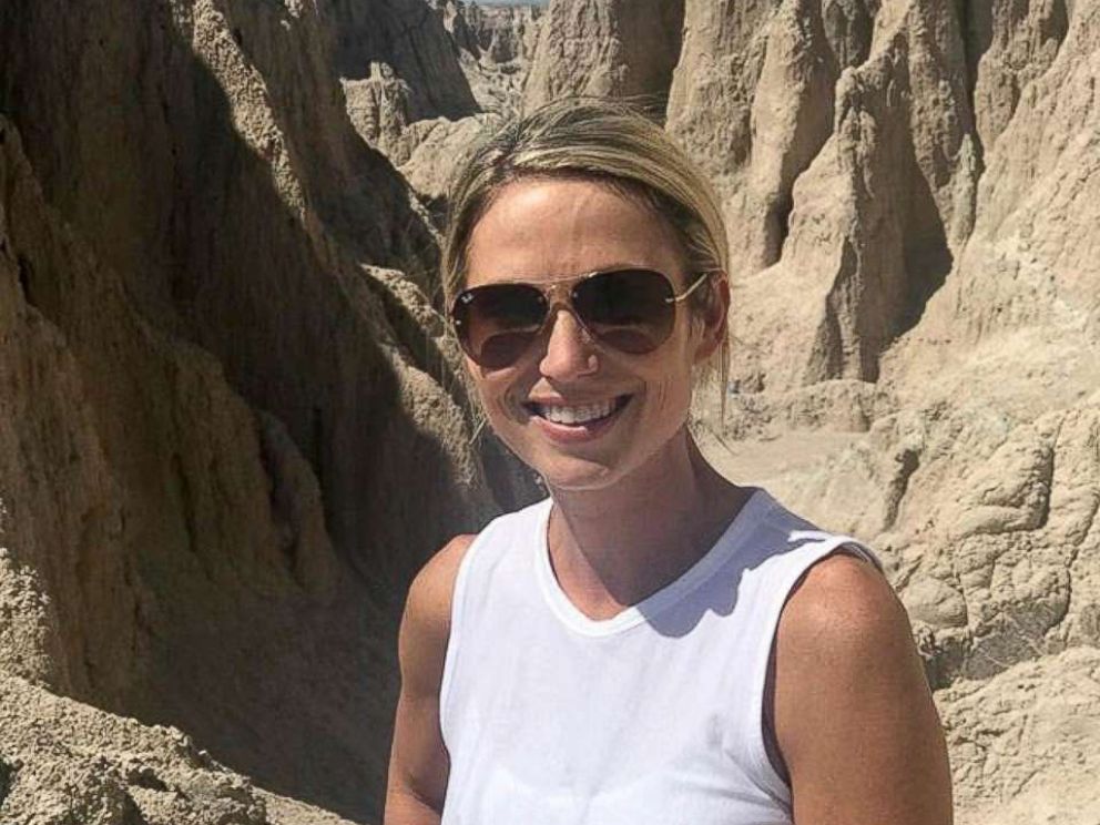 PHOTO: Amy Robach poses while on vacation in this August 2017 photo.