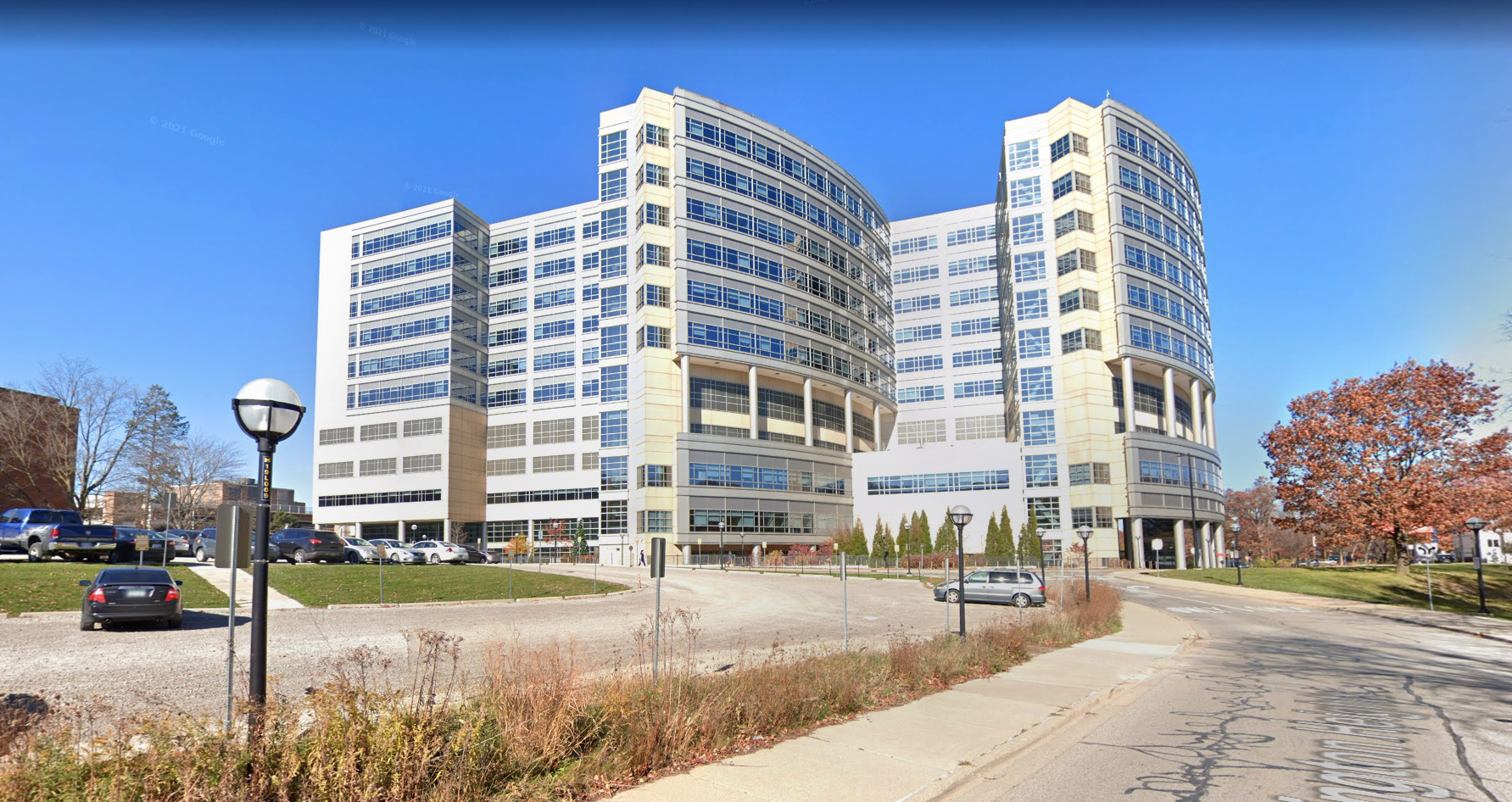 PHOTO: The Children's Hospital in Ann Arbor, Mich., in an image from Google Street View 2020.