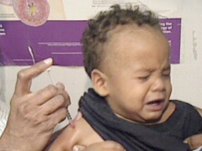 Child Gets Vaccine