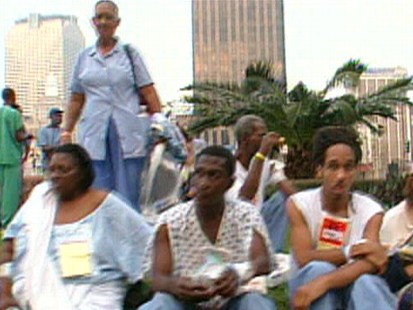 waiting outside hospitals