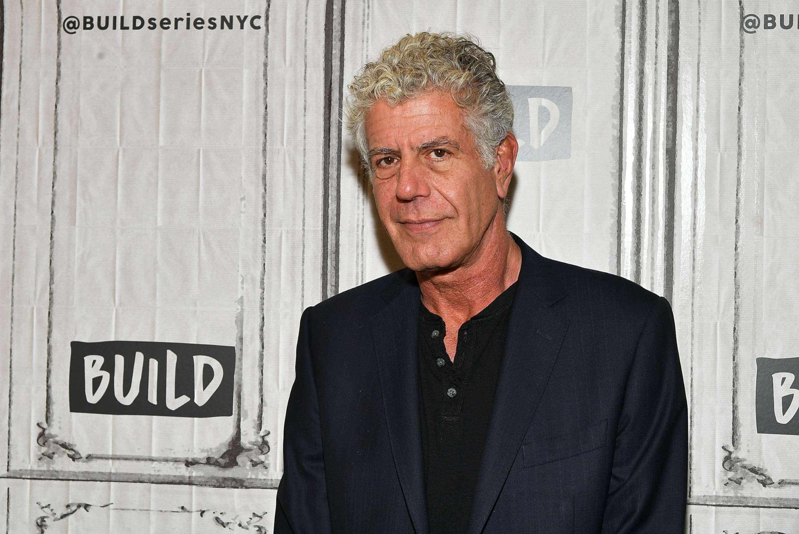 PHOTO: Author/TV personality Anthony Bourdain visits Build to discuss the Balvenie's "Raw Craft" at Build Studio, Oct. 30, 2017, in New York City.