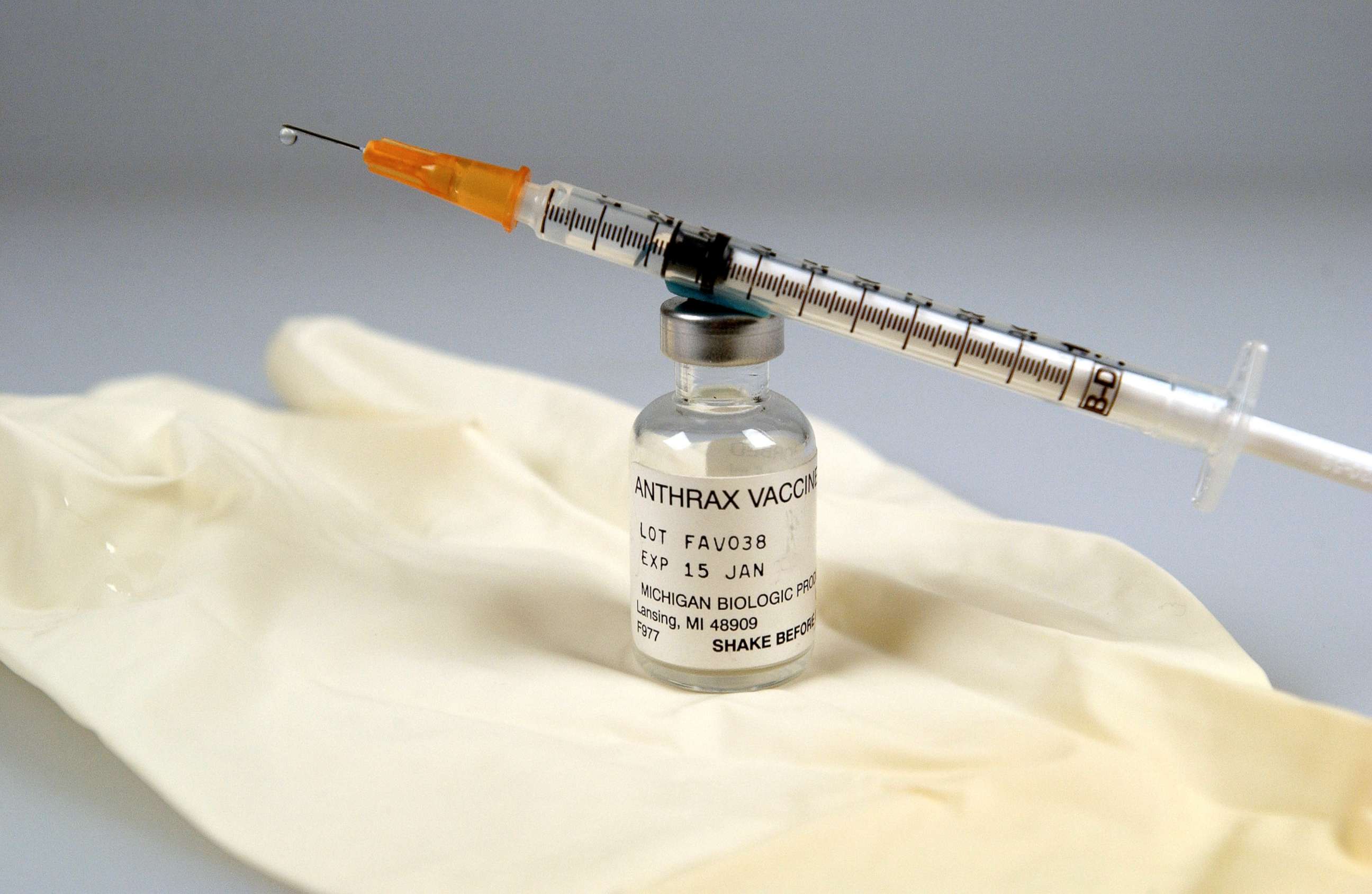 PHOTO: U.S. military vaccine for the Anthrax virus, Oct. 9, 2001.