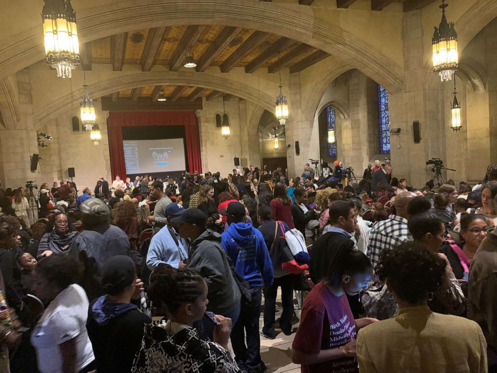 PHOTO: On Oct. 19, Robert Kennedy Jr. took the stage at during an anti-vaccine forum at New York City's Riverside Cathedral. 