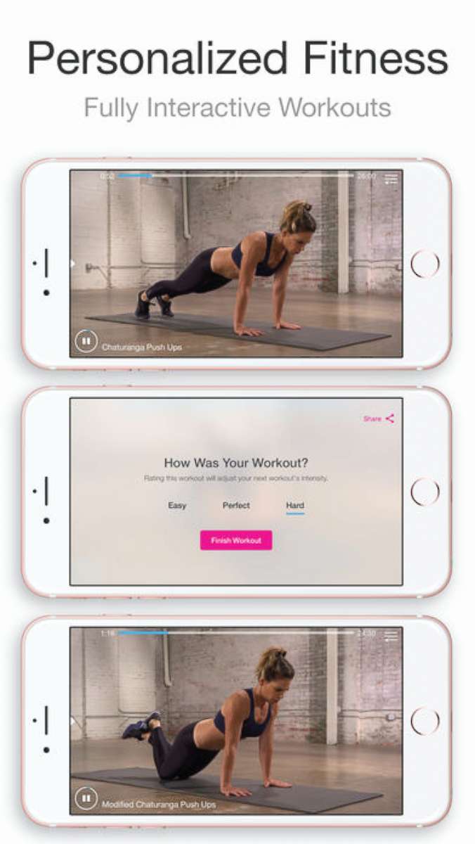 PHOTO: A photo advertisement for the My Fitness by Jillian Michaels app on iTunes.