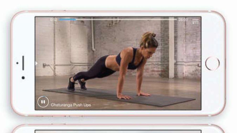 PHOTO: A photo advertisement for the My Fitness by Jillian Michaels app on iTunes.