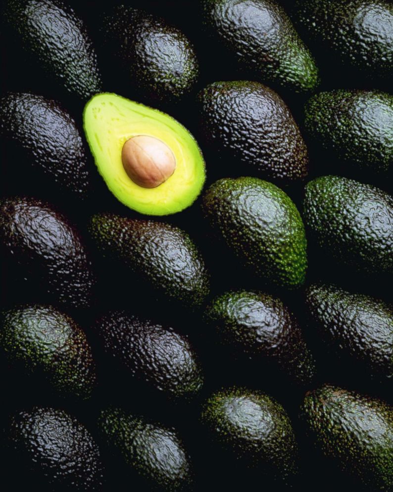 PHOTO: Cut and uncut avocados are pictured in this undated stock photo.