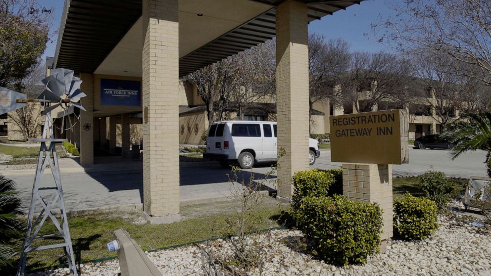 PHOTO: In this Feb. 2, 2020, file photo provided by the Department of Defense shows empty lodging facilities at Joint Base San Antonio-Lackland, Texas.