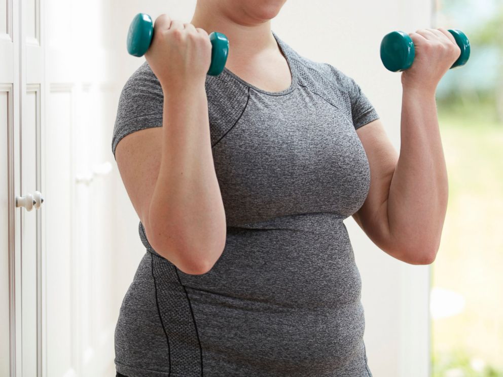 PHOTO: A woman works out in this undated stock photo.