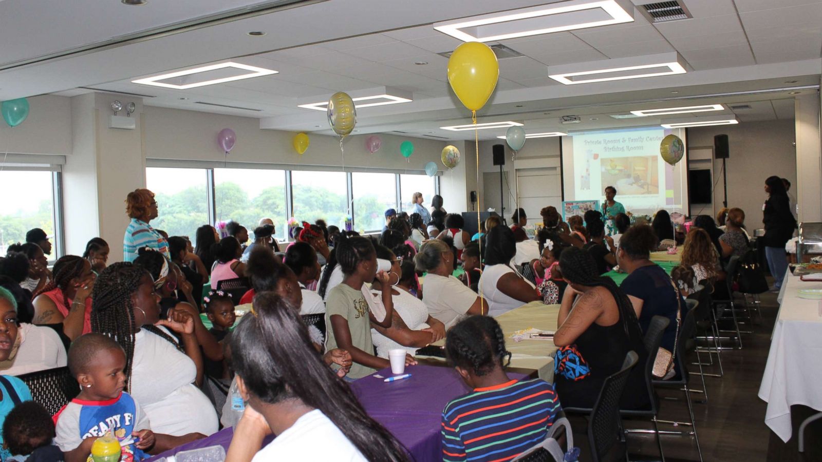 PHOTO: St. Bernard Hospital's baby shower features gifts, lunch and a chance for new moms to learn.