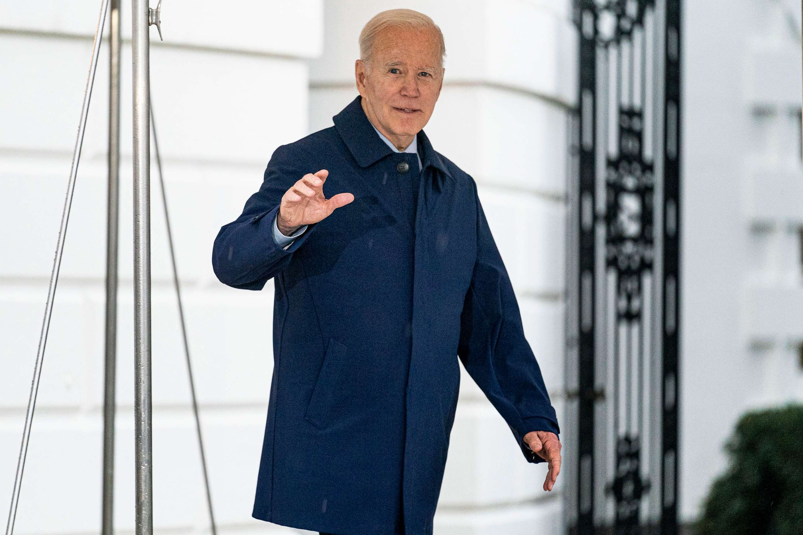 PHOTO: President Joe Biden waves as he leaves the White House in Washington, D.C., March 10, 2023.