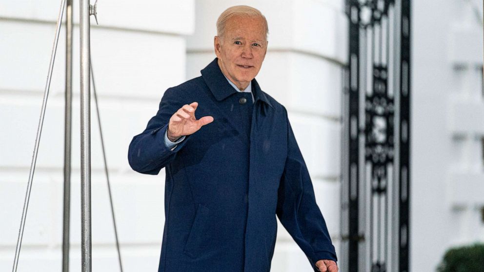 PHOTO: President Joe Biden waves as he leaves the White House in Washington, D.C., March 10, 2023.