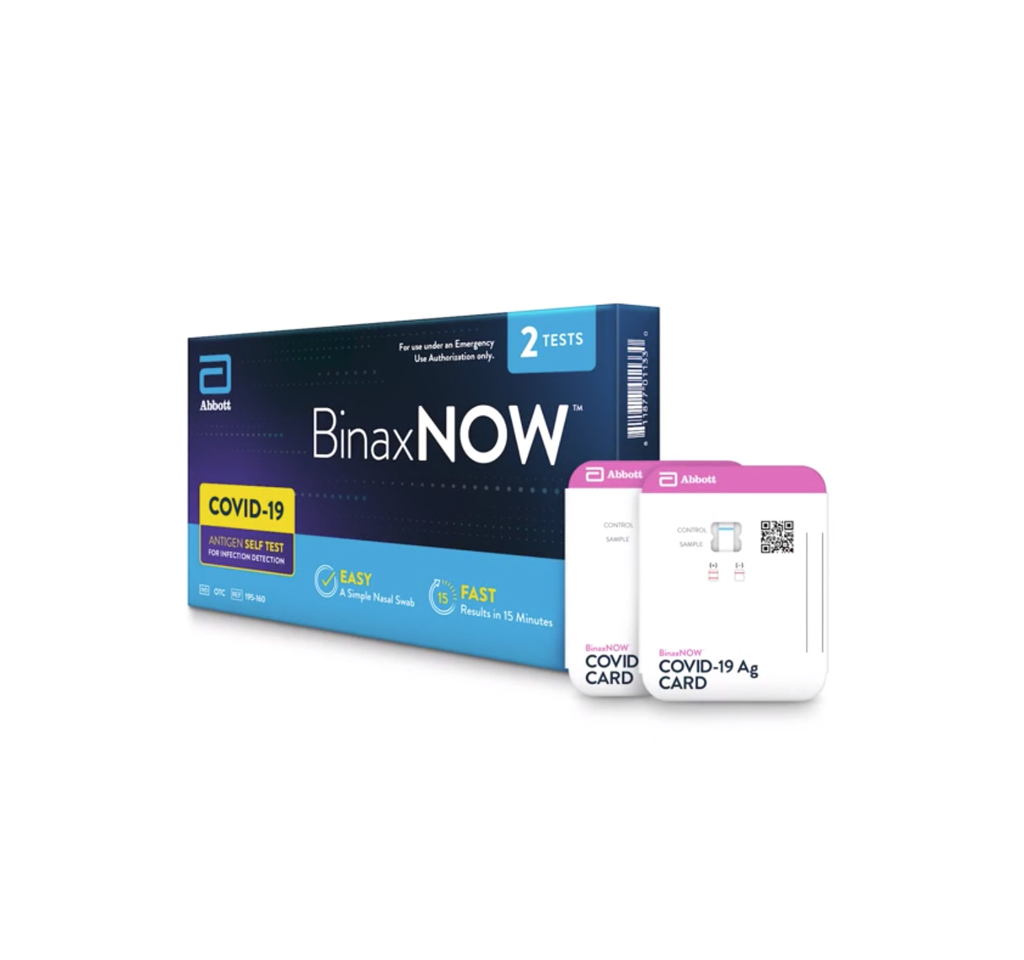 PHOTO: The FDA approved BinaxNOW Self Test will be sold in 2-count packs for an MSRP of $23.99, making it the most affordable over-the-counter (OTC) COVID-19 rapid test available in the U.S.
