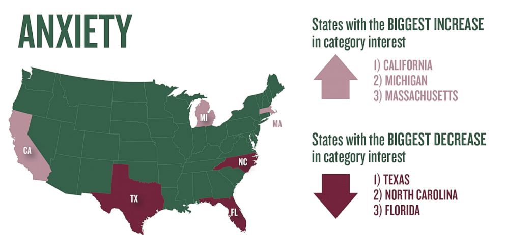 PHOTO: Sales for books in the anxiety category rose 26 percent over the past year at Barnes & Noble. 