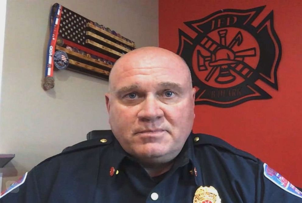 PHOTO: Firefighter Bruce DeArk of Jeffersonville, Ind., postponed a trip to a top cancer clinic in Texas during the public health lockdowns. He says the outbreak has created a new "mental challenge."