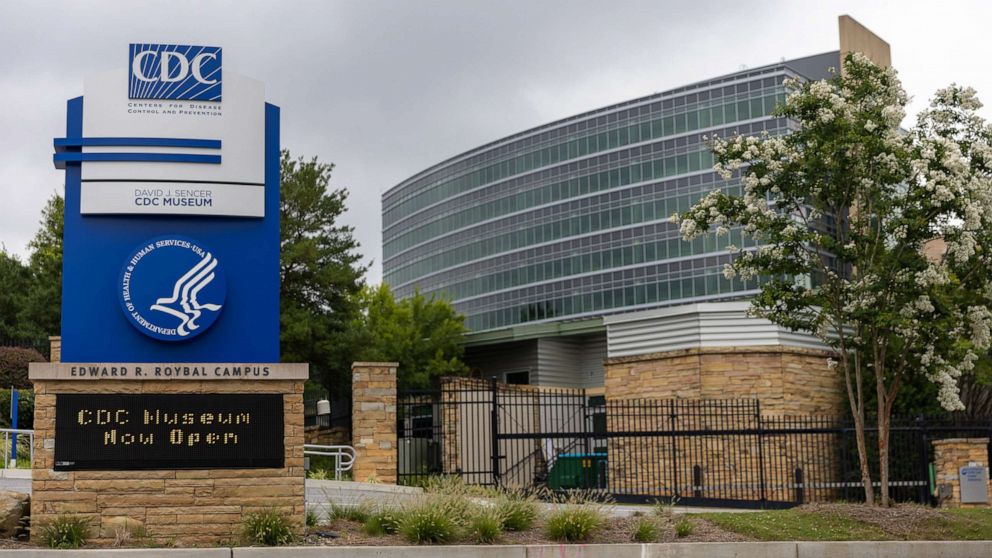 PHOTO: A sign marks the entrance for the Center for Disease Control (CDC) headquarters in Atlanta, Ga., August 6, 2022.