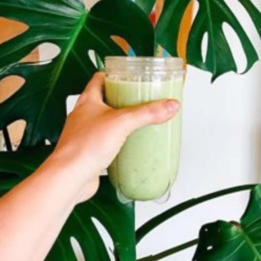 PHOTO:  A photo of celery juice is shared by @helloleafygreens on Instagram.