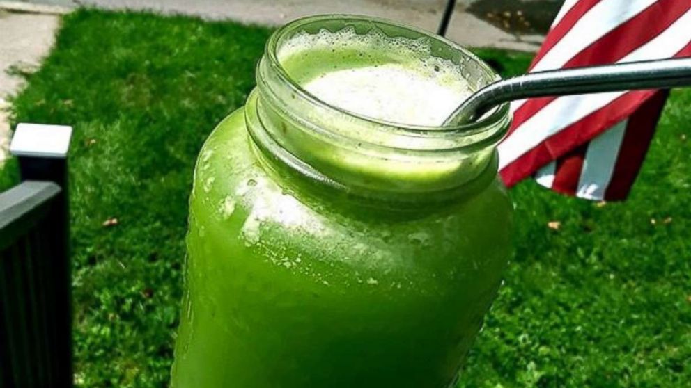 PHOTO: A glass of celery juice by JuicingJulianne is pictured here.
