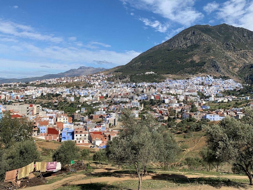 PHOTO: Jennifer Nguyen took a photo of Chefchaouen, Morocco, a popular tourist destination, on March 17, 2020. 