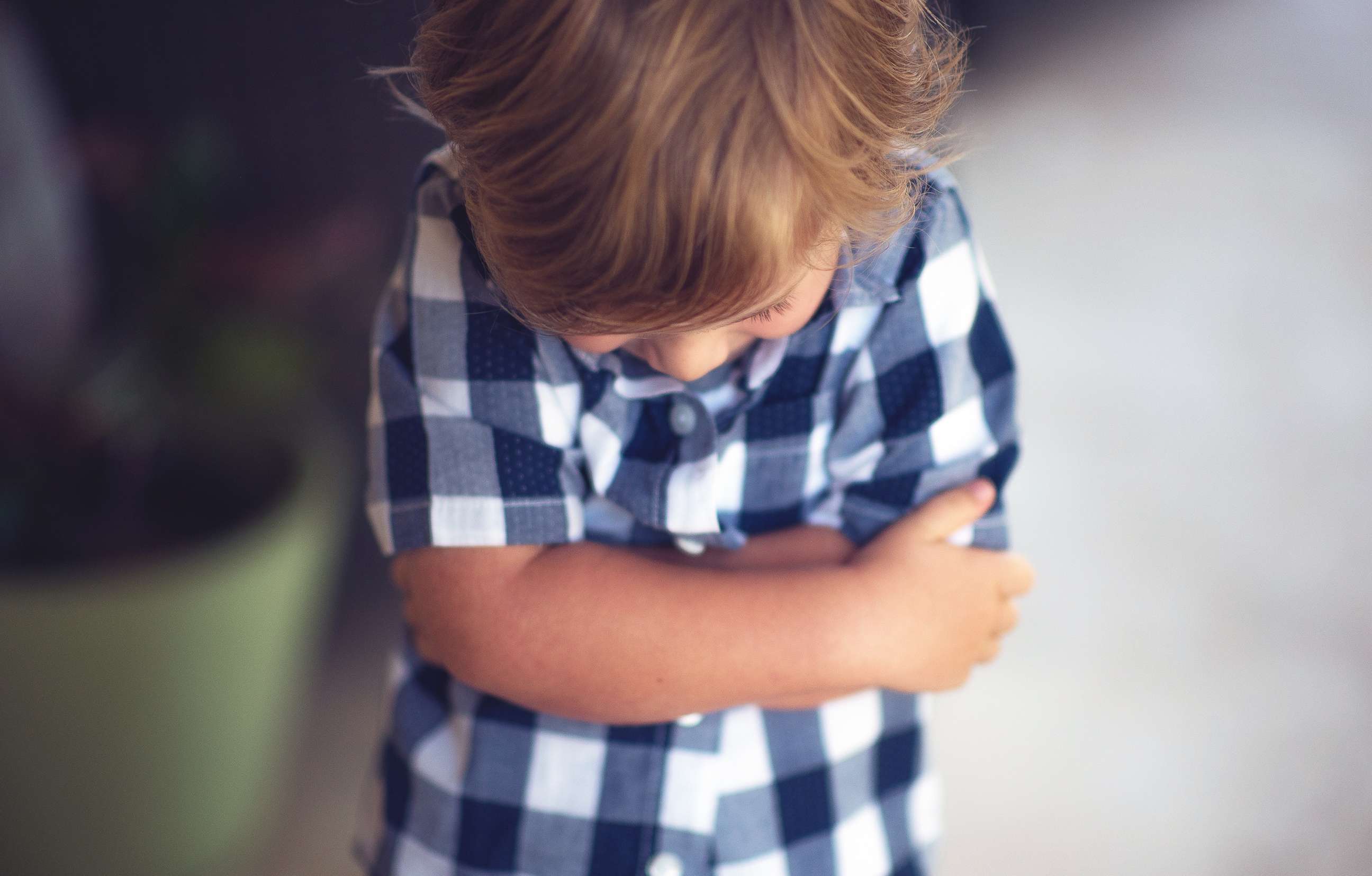 PHOTO: A child stands with his hands crossed in this undated stock photo.