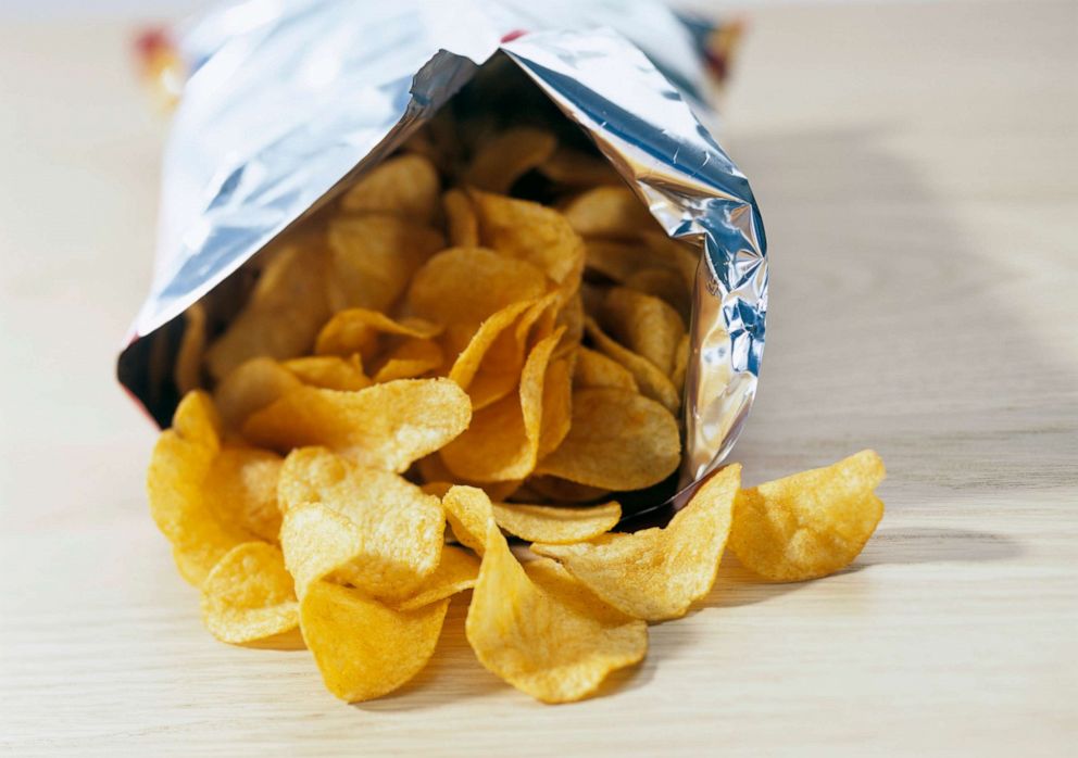 PHOTO: A bag of potato chips.