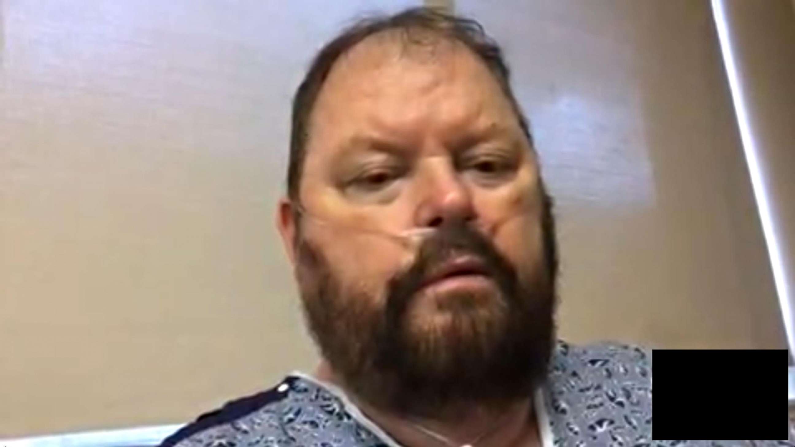 PHOTO: Clay Bentley of Georgia is quarantined at a hospital in Rome, Georgia. He said his symptoms appeared on March 2, a day after he sang in a choir at Church at Liberty Square in Cartersville, Georgia.