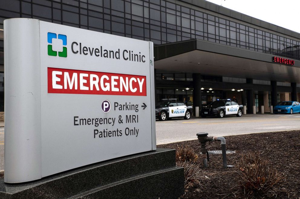 PHOTO: The Cleveland Clinic is pictured in Cleveland, Ohio, March 10, 2020.