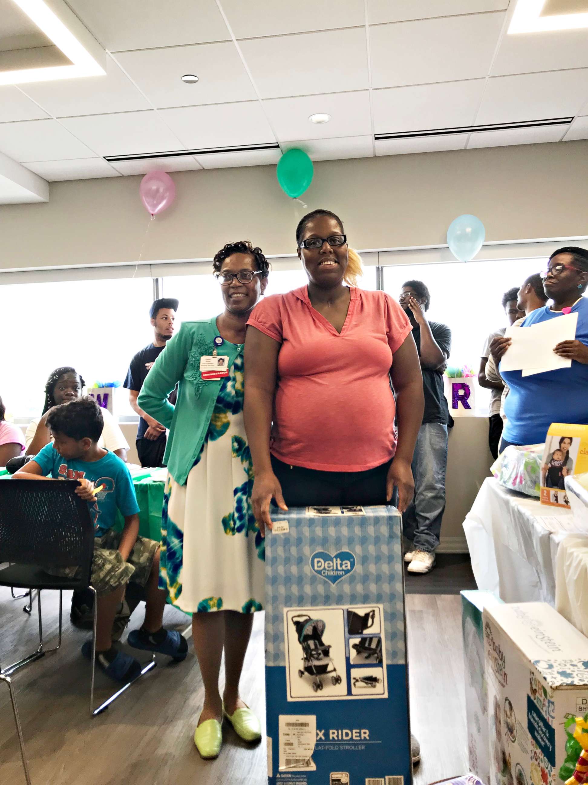 PHOTO: St. Bernard Hospital in Chicago threw a baby shower for 150 moms.