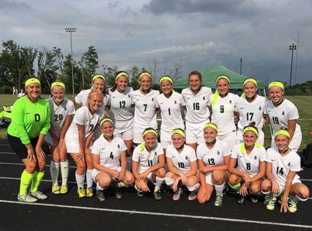 PHOTO: Seton High School soccer team who took part in the Cincinnati Children's study in 2016.