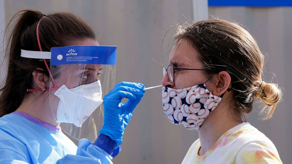 COVID-19 testing capacity outpacing desire to get swabbed - ABC News