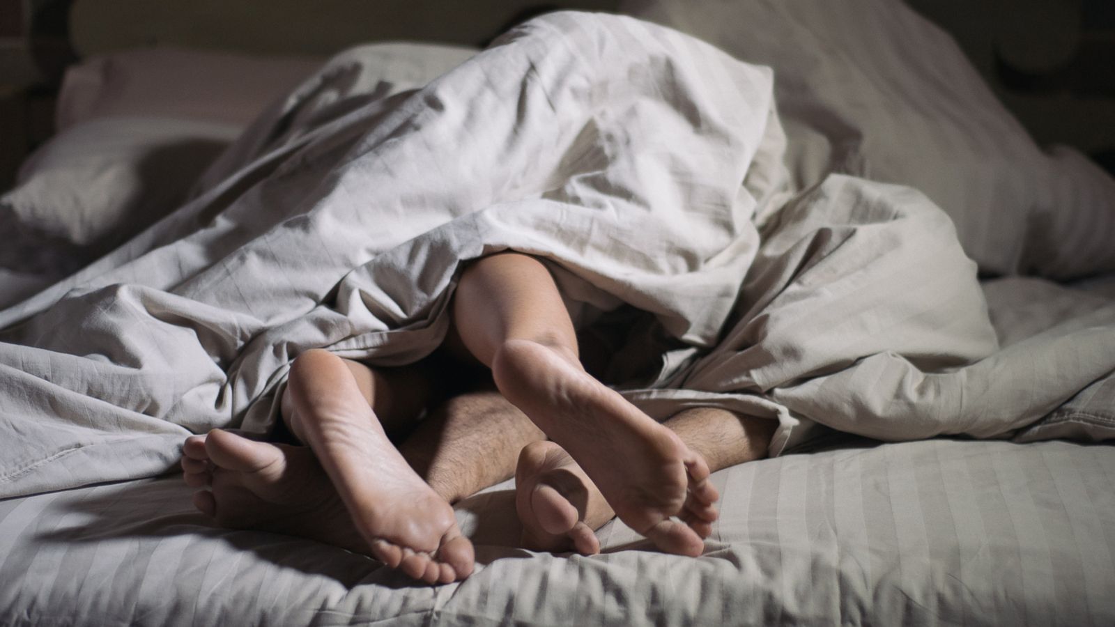 PHOTO: A couple is seen in bed in this undated stock photo.